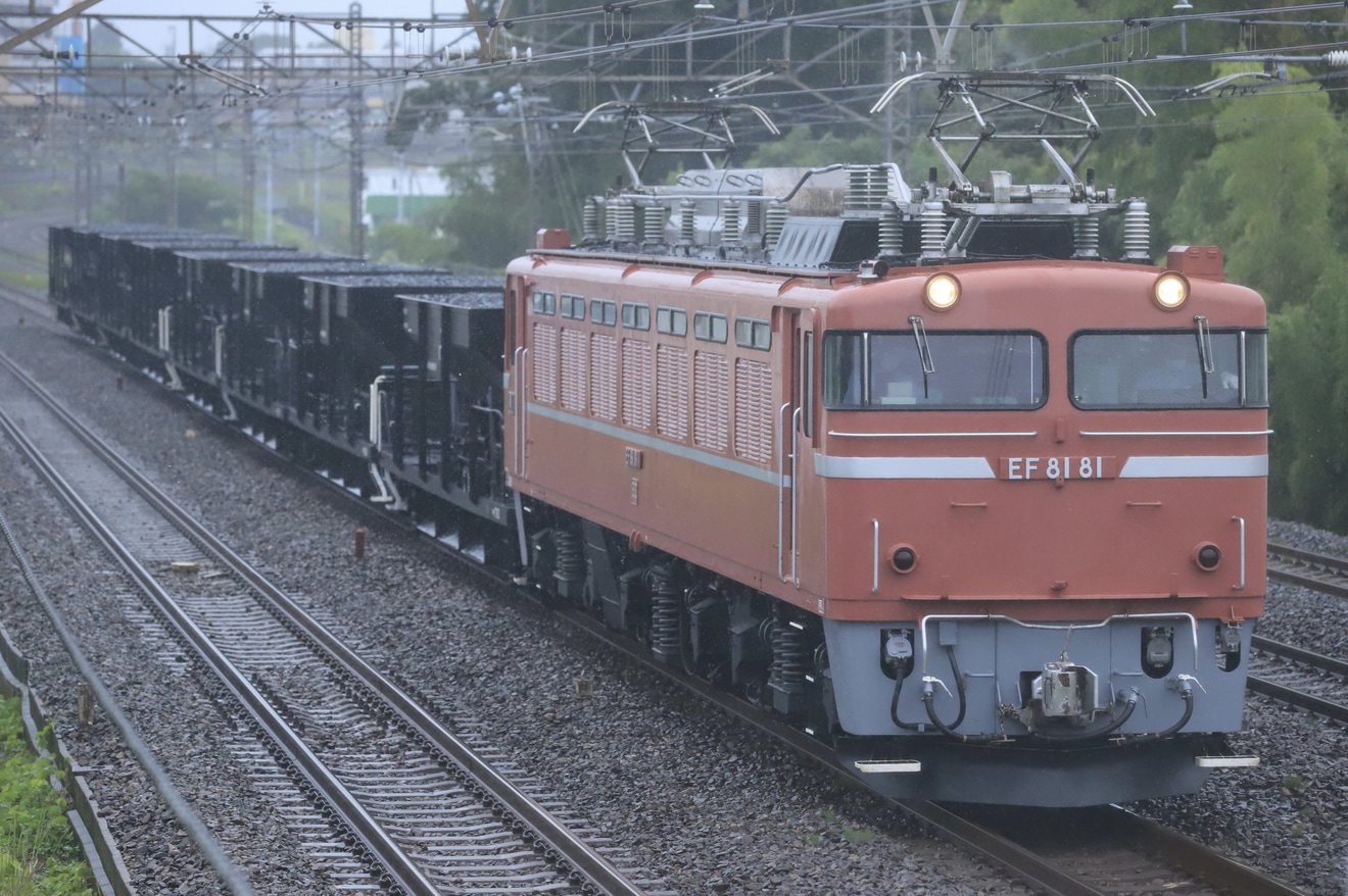 【JR東】EF81−81牽引水戸工臨運転の拡大写真