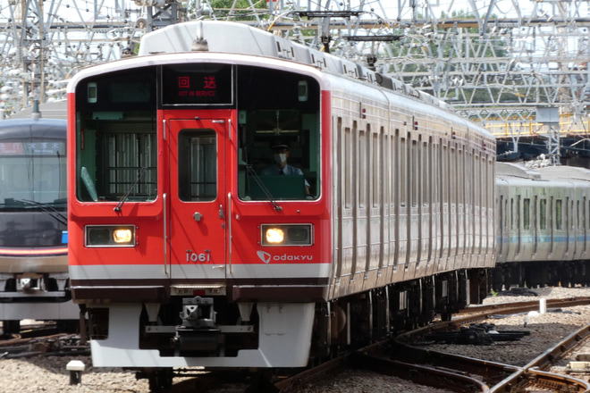 【小田急】赤い1000形1061×4(1061F)廃車回送