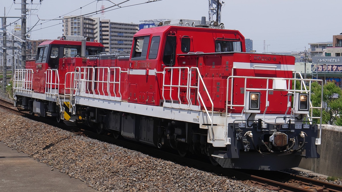 JR貨】DD200-6牽引でHD300-32が回送で隅田川貨物駅へ |2nd-train鉄道