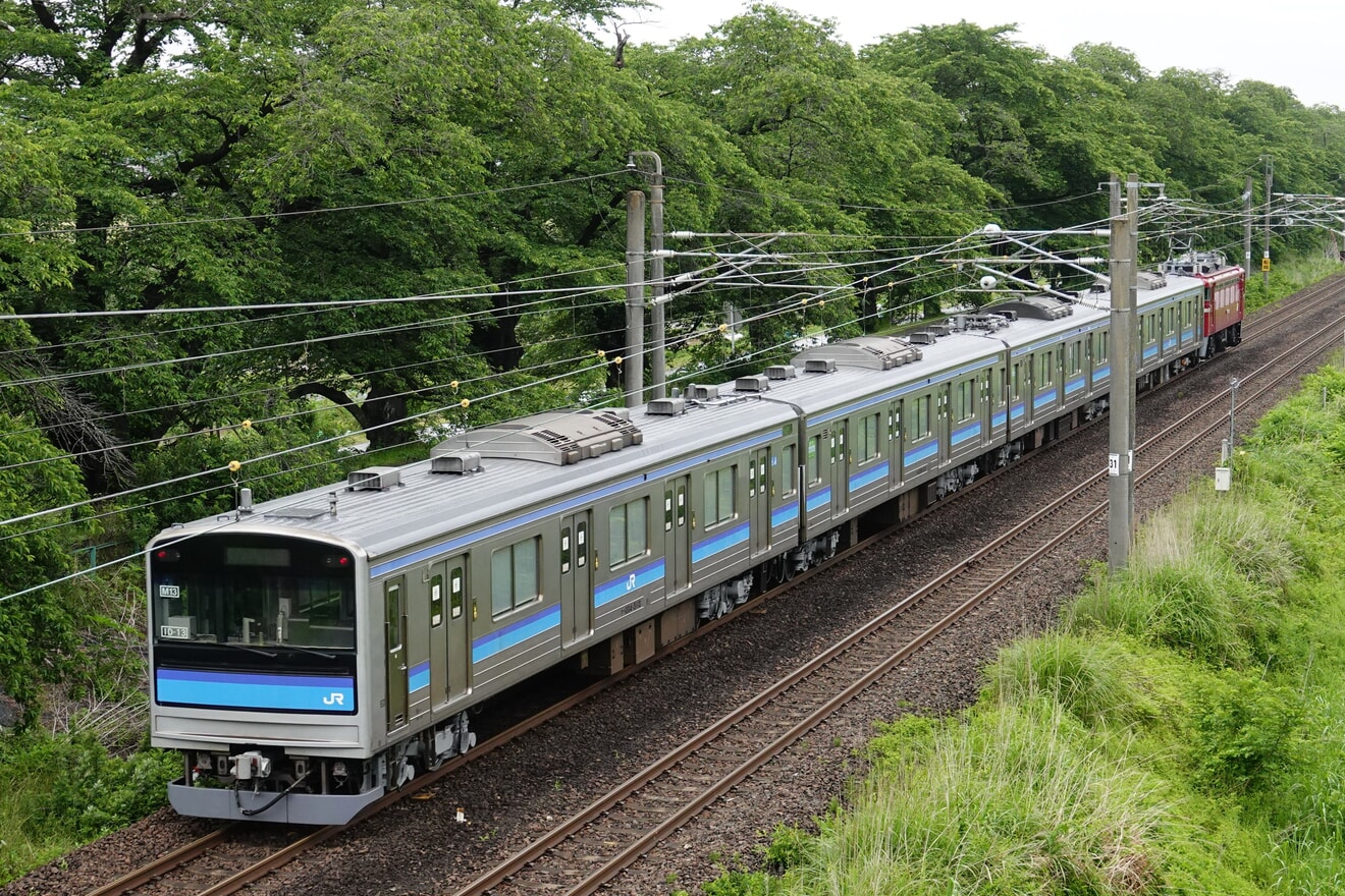 【JR東】205系M13編成郡山総合車両センター出場配給の拡大写真