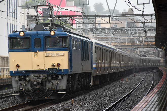 【JR東】E217系Y-3編成長野総合車両センター廃車配給を保土ケ谷駅で撮影した写真
