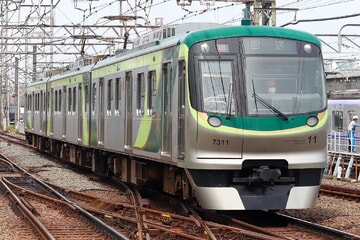 【東急】7000系7111F長津田車両工場入場回送