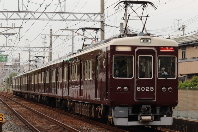 【阪急】6000系6025Fへ準特急幕搭載が確認