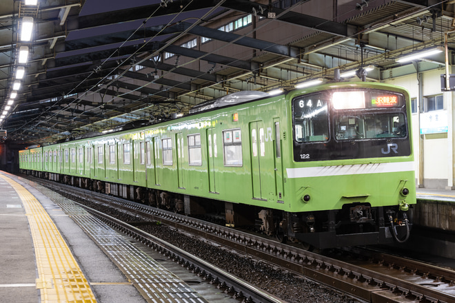 【JR西】201系ND609編成 営業運転に復帰を今宮駅で撮影した写真