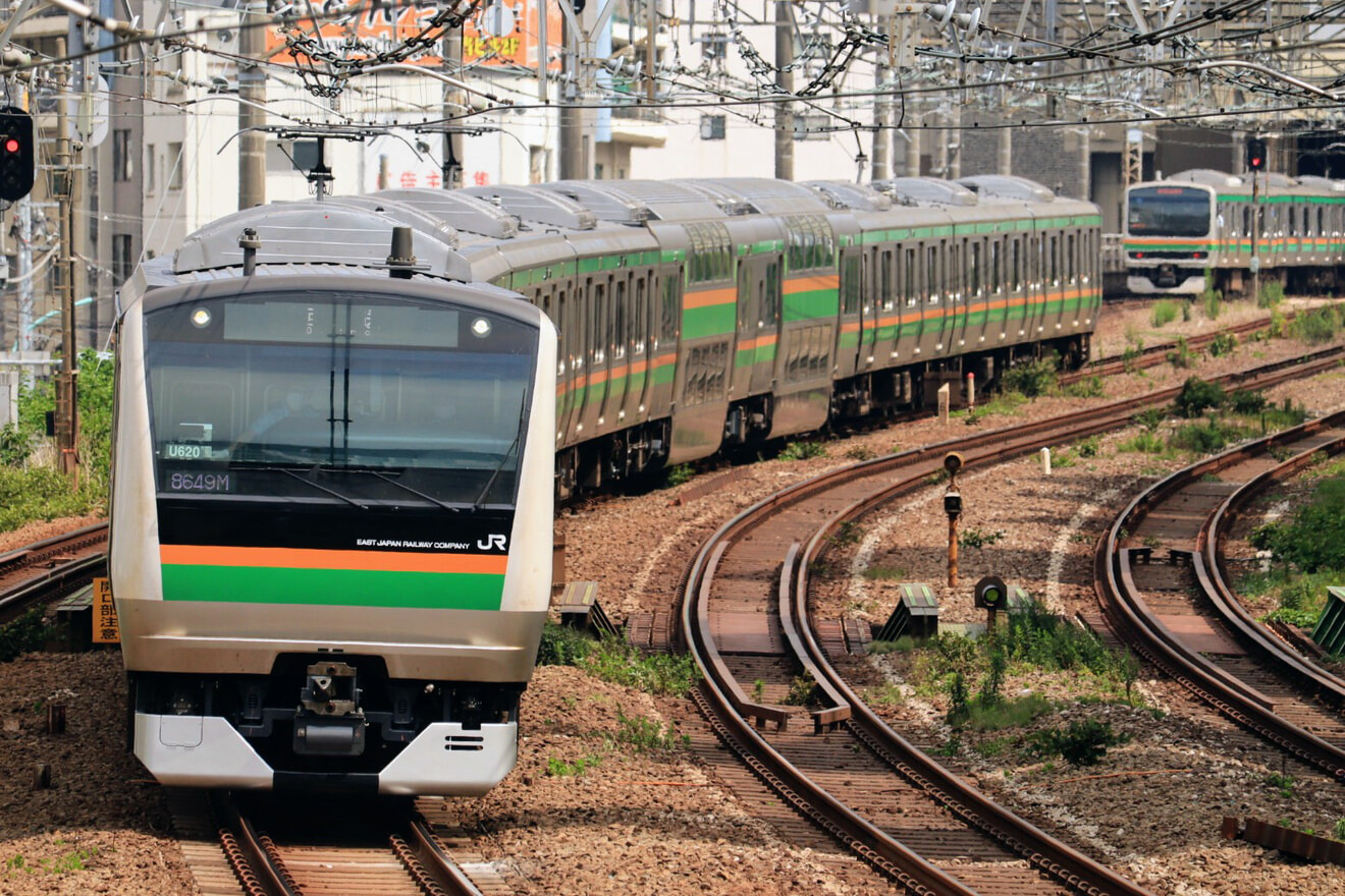 【JR東】E233系U620編成東京総合車両センター出場回送の拡大写真