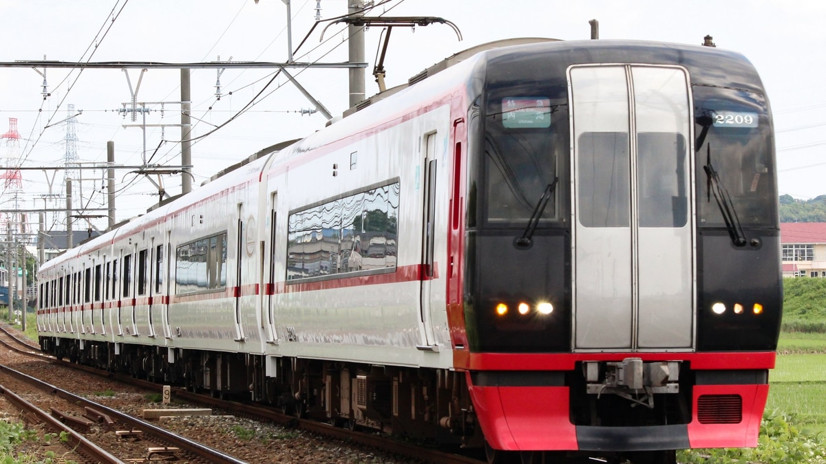 名鉄】2200系2209Fの前面行き先表示機がLED化 |2nd-train鉄道ニュース