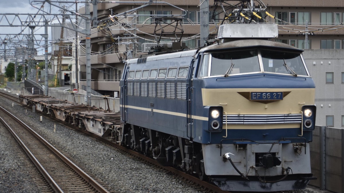 じゅん EF66 2両 JR貨】EF66-27が3ヶ月ぶりに本線走行 |2nd-train鉄道ニュース