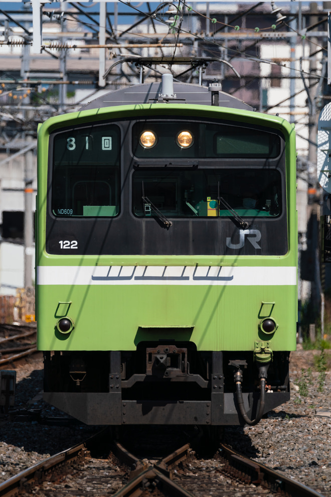 【JR西】201系ND609編成 廃車回送を天王寺駅で撮影した写真