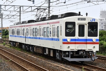 【JR西】105系K-02編成(懐かしの105系カラー)下関総合車両所出場
