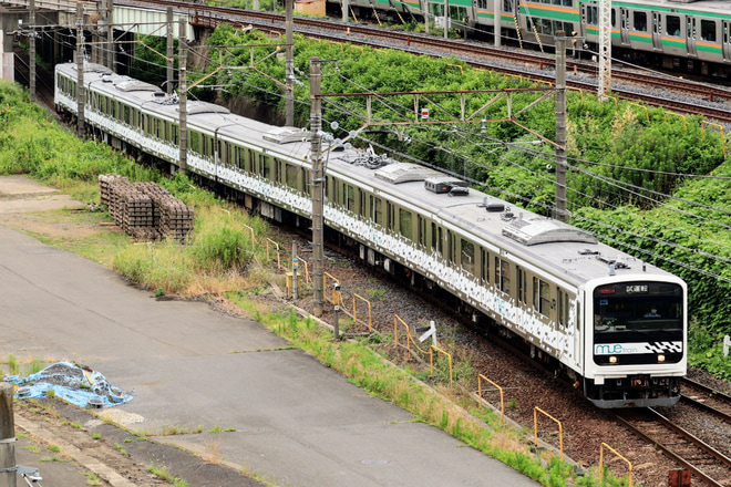 【JR東】209系「Mue-Train」 総武本線試運転(202207)を大宮～大宮操間で撮影した写真