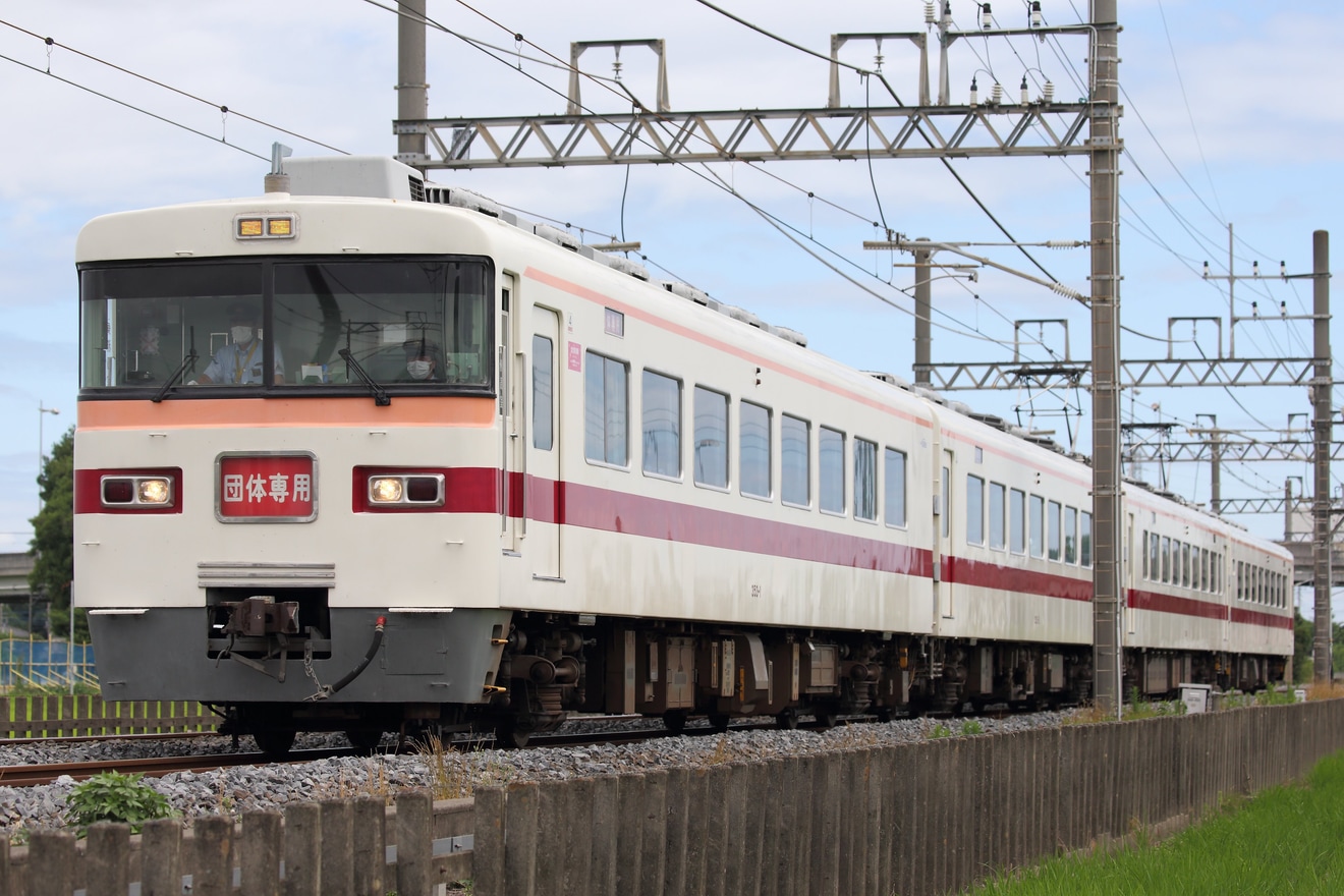 【東武】350型353F団体臨時列車兼廃車回送の拡大写真