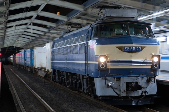 【JR貨】EF66-27:A2運用 2067レ(7月7→8日)を不明で撮影した写真