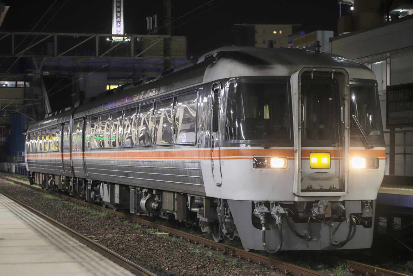 【JR海】キハ85系2両が浜松から返却回送されるの拡大写真