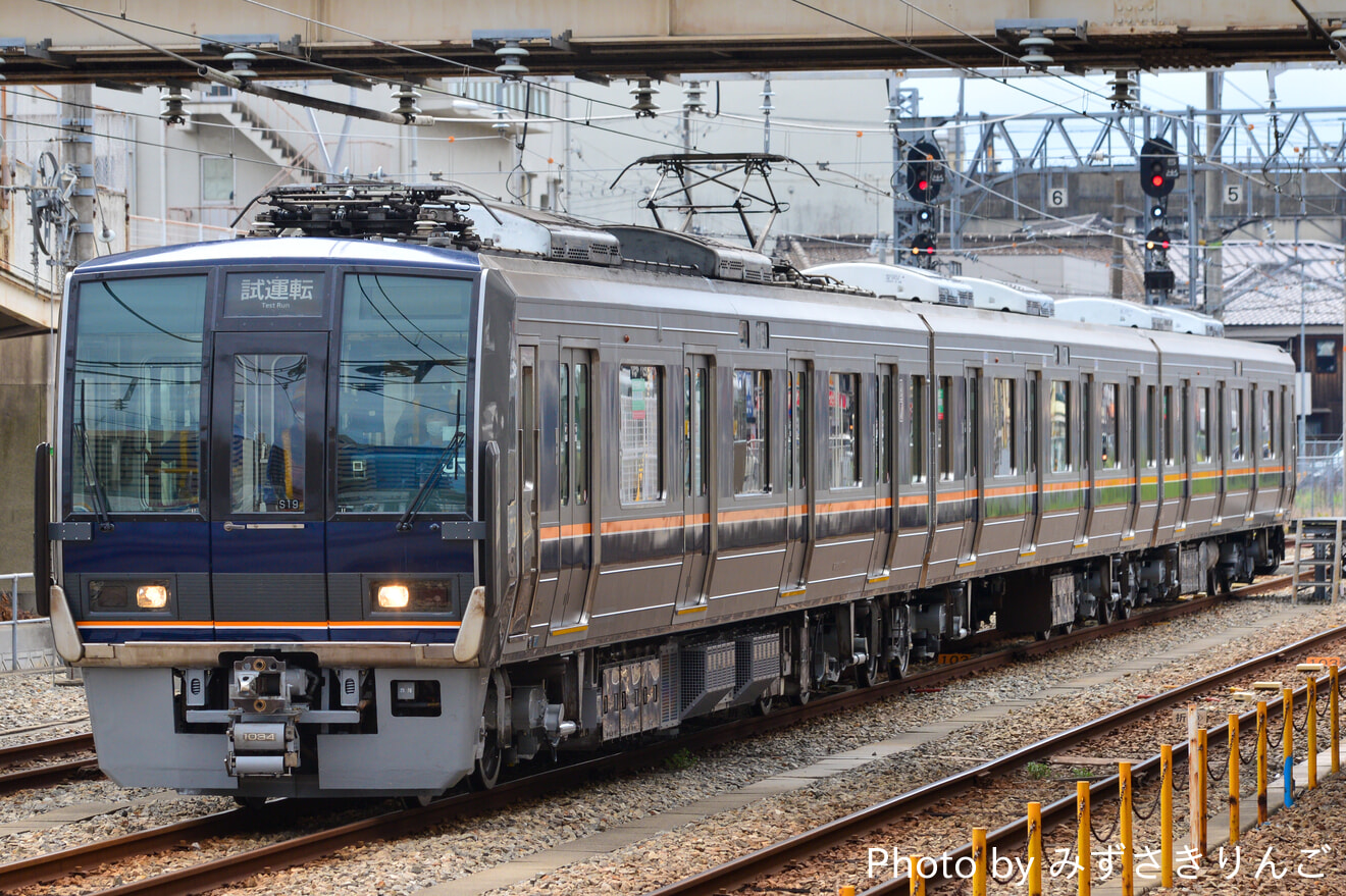 【JR西】207系S19編成 網干総合車両所本所出場試運転の拡大写真