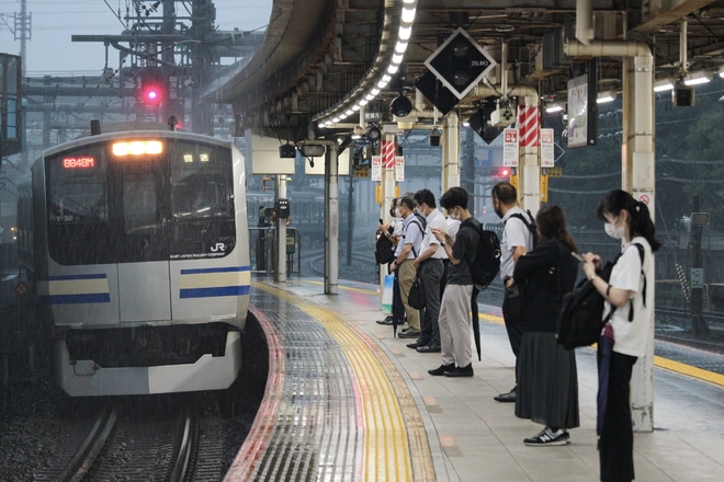 【JR東】E217系Y-30編成東京総合車両センター入場回送を大崎駅で撮影した写真