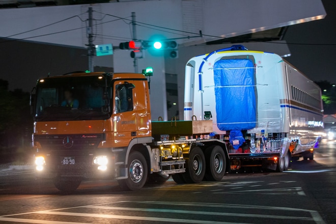 【JR東】E7系F37編成新幹線総合車両センターへ搬入・陸送
