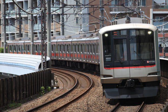 【東急】5050系4106F性能確認試運転を青葉台駅で撮影した写真