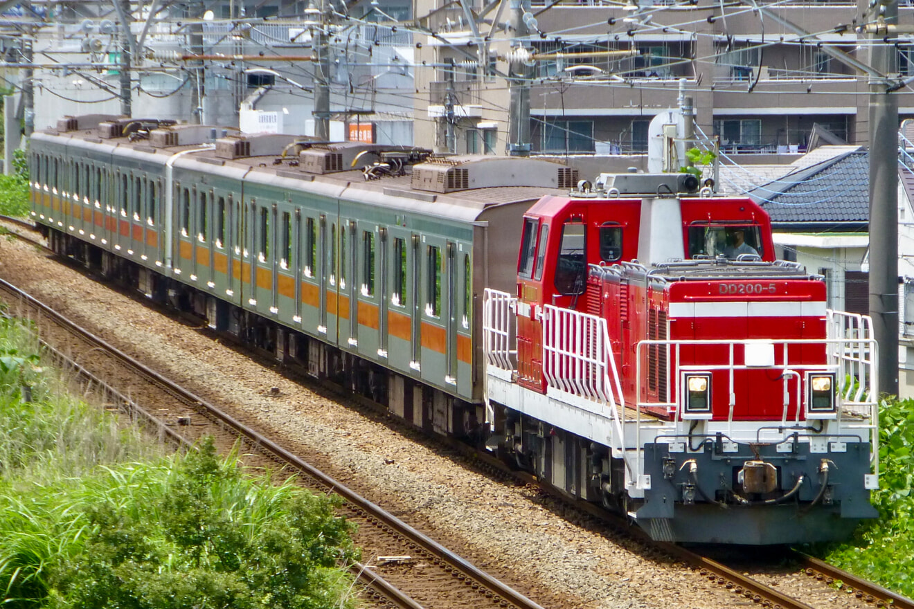 【東急】5080系5185F6両及び5185F・5183F向け新造中間車 J-TREC横浜事業所出場甲種の拡大写真