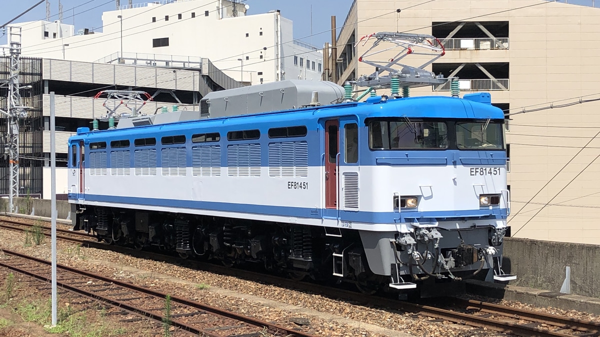 JR貨】EF81-451出場試運転 |2nd-train鉄道ニュース