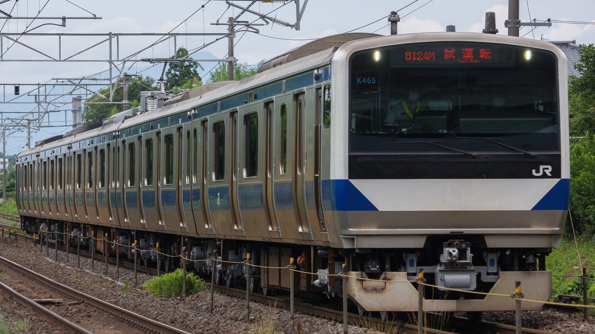 JR東】E531系K465編成郡山総合車両センター出場回送 |2nd-train