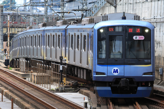 【横高】Y500系Y515F 長津田へ回送(202207)を大岡山駅で撮影した写真