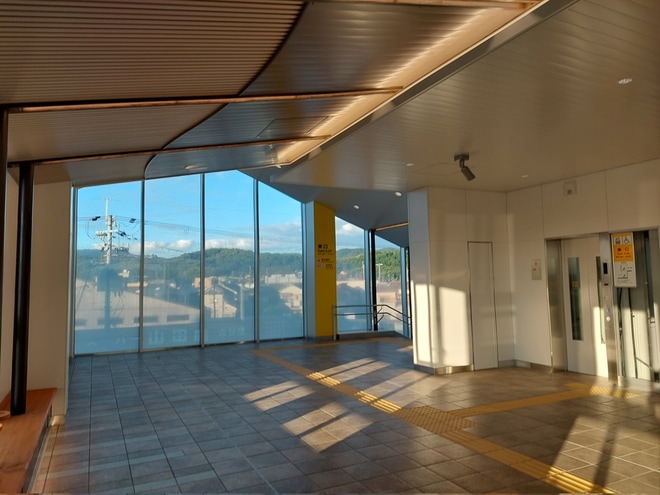 【JR西】山城青谷駅が橋上新駅舎に切り替えを不明で撮影した写真