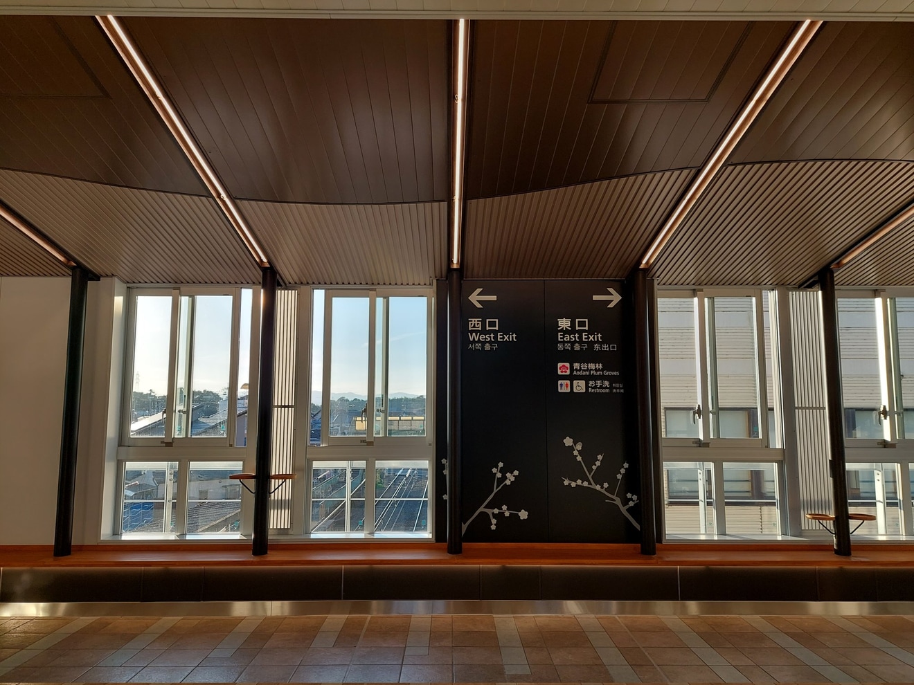 【JR西】山城青谷駅が橋上新駅舎に切り替えの拡大写真
