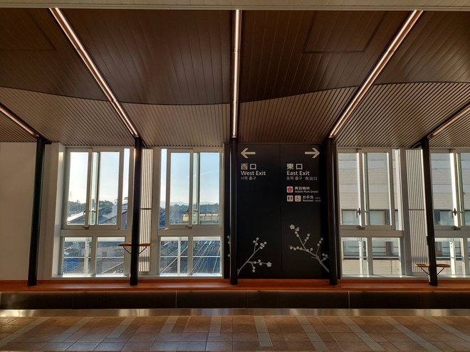 【JR西】山城青谷駅が橋上新駅舎に切り替えを不明で撮影した写真