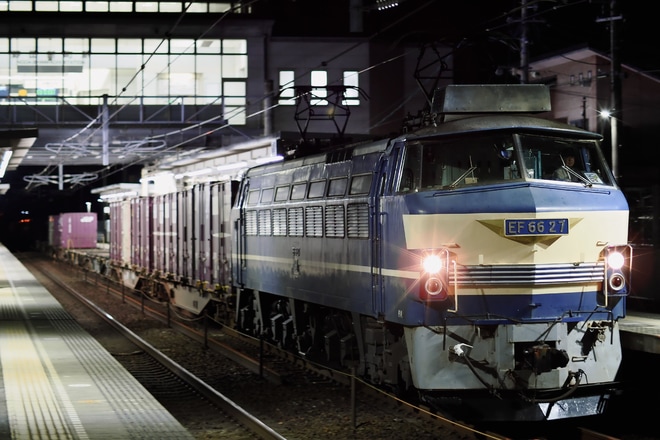 【JR貨】EF66-27、1084レで関東へを不明で撮影した写真