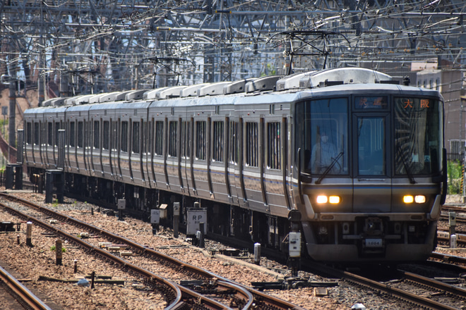 【JR西】不発弾処理の影響での折返し運行を尼崎駅で撮影した写真