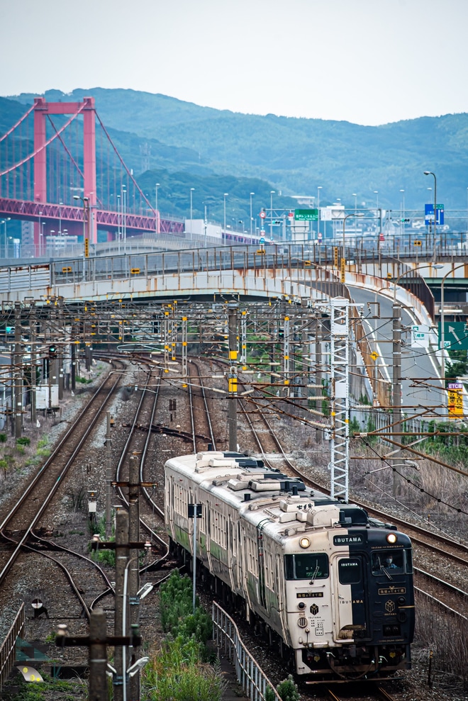 【JR九】「指宿のたまて箱」が博多～門司港間を運行 を不明で撮影した写真