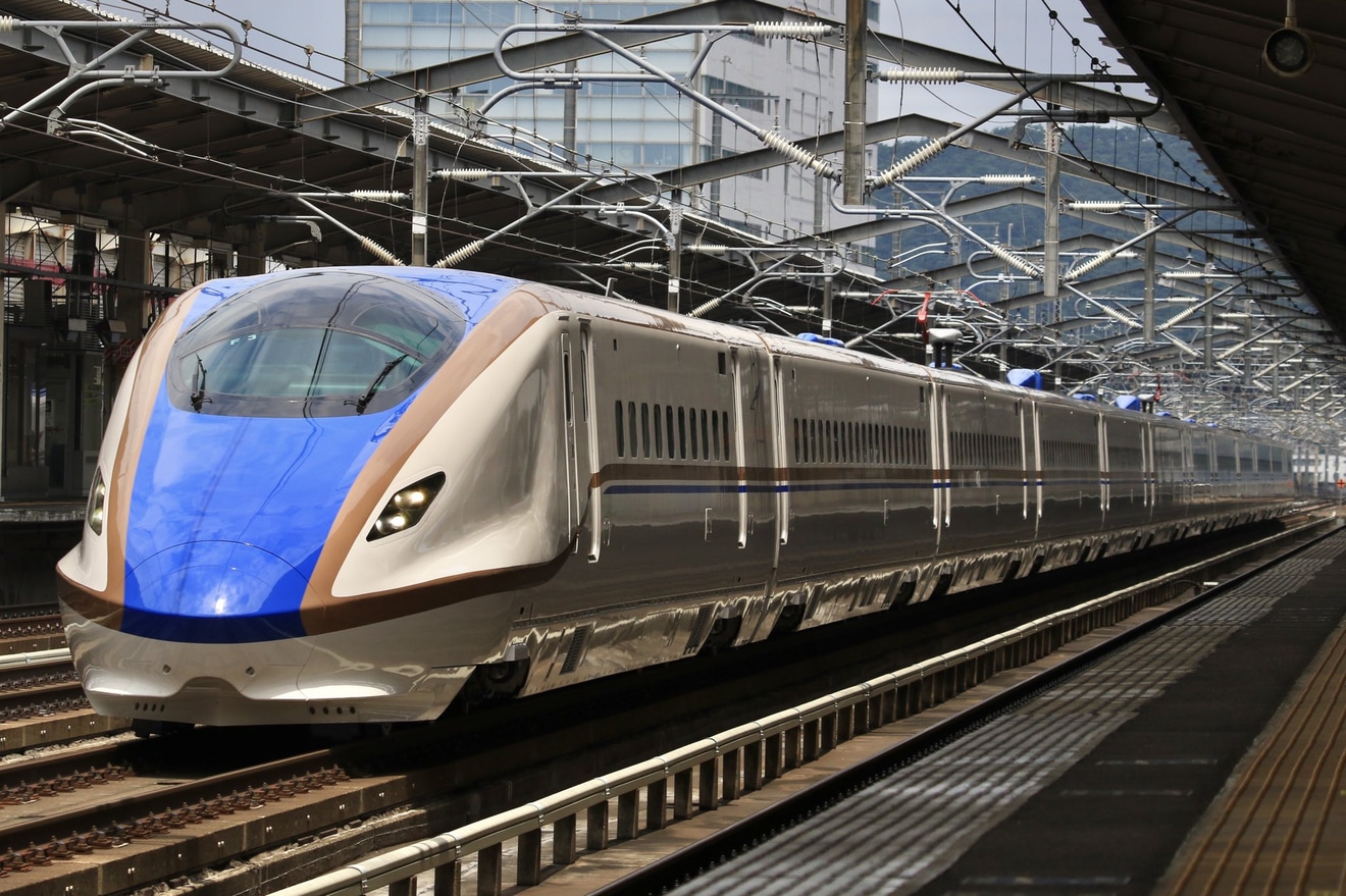 【JR東】E7系F3編成新幹線総合車両センター出場回送の拡大写真