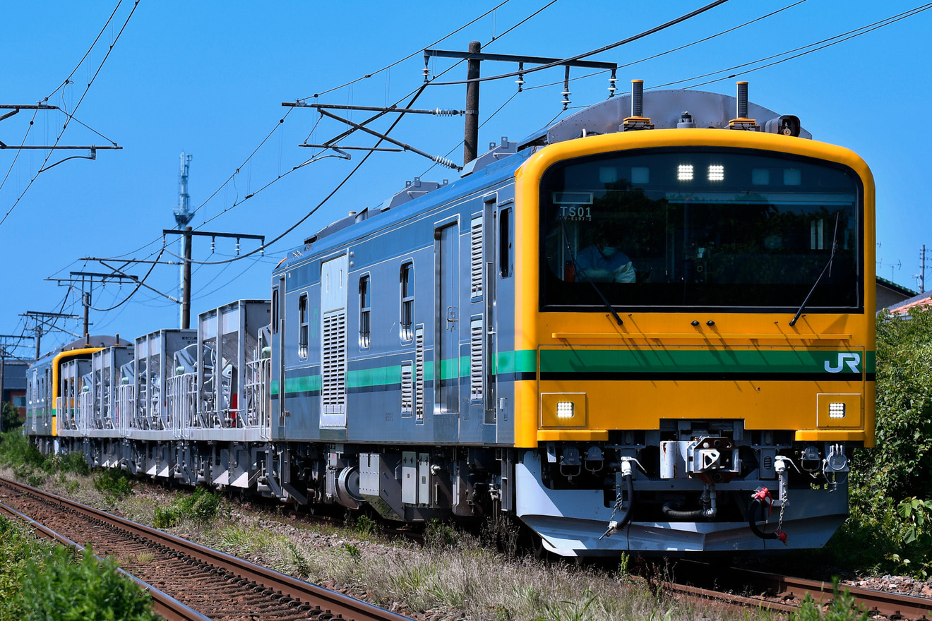 【JR東】GV-E197系TS01編成が新潟地区から返却回送の拡大写真