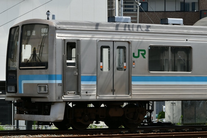 【JR東】長野総合車両センターにて205系R6/R9編成がクモヤに牽引され移動を長野総合車両センター付近で撮影した写真