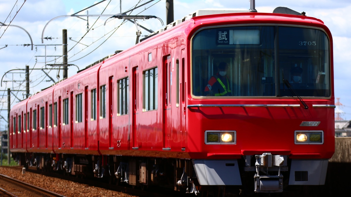 12月20日まで　名鉄3700系　3705F 12月20日まで 名鉄3700系 3705F