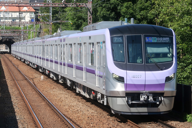 【メトロ】18000系18107F営業運転開始を田奈駅で撮影した写真