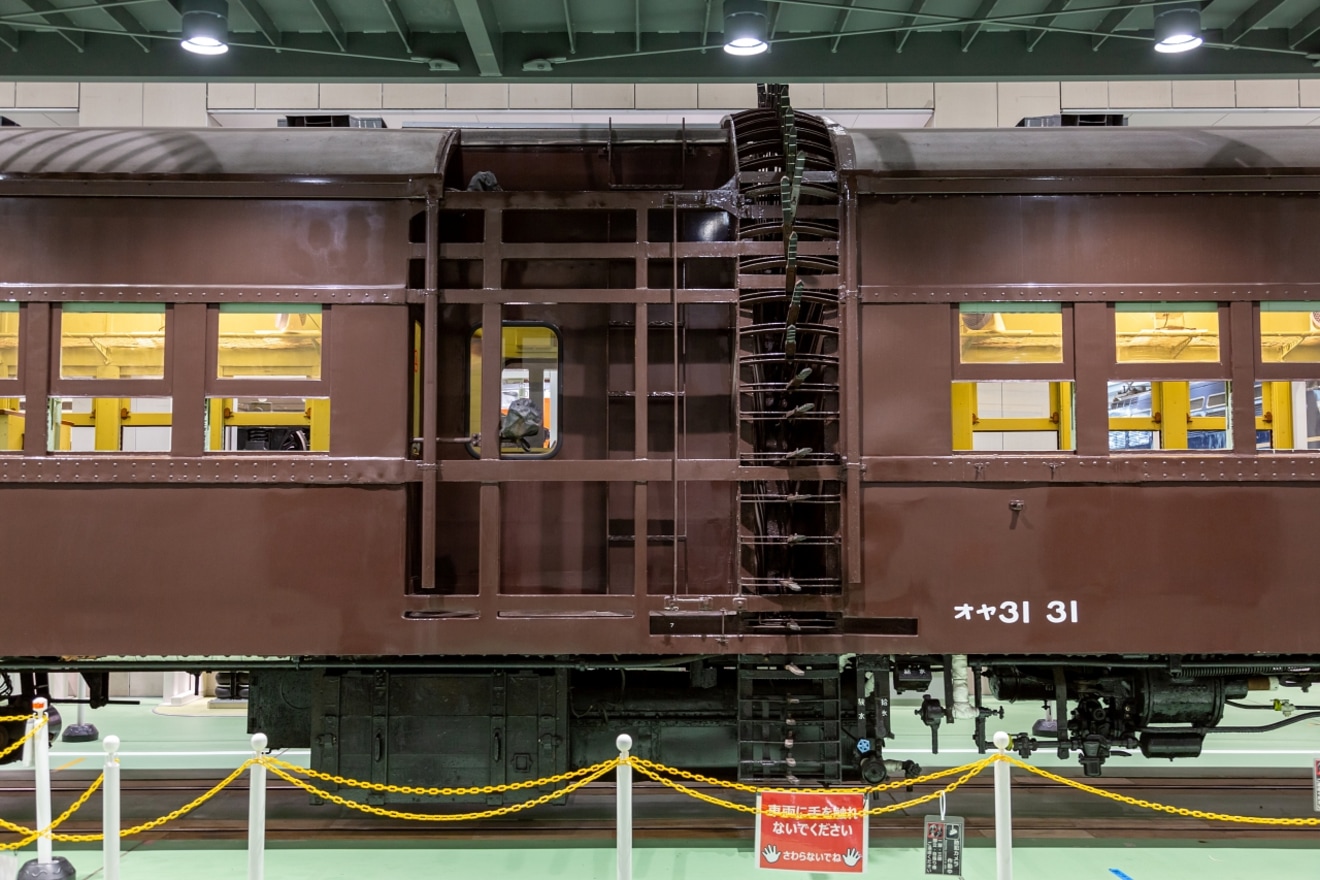 【JR西】オヤ31−31が京都鉄道博物館で展示の拡大写真