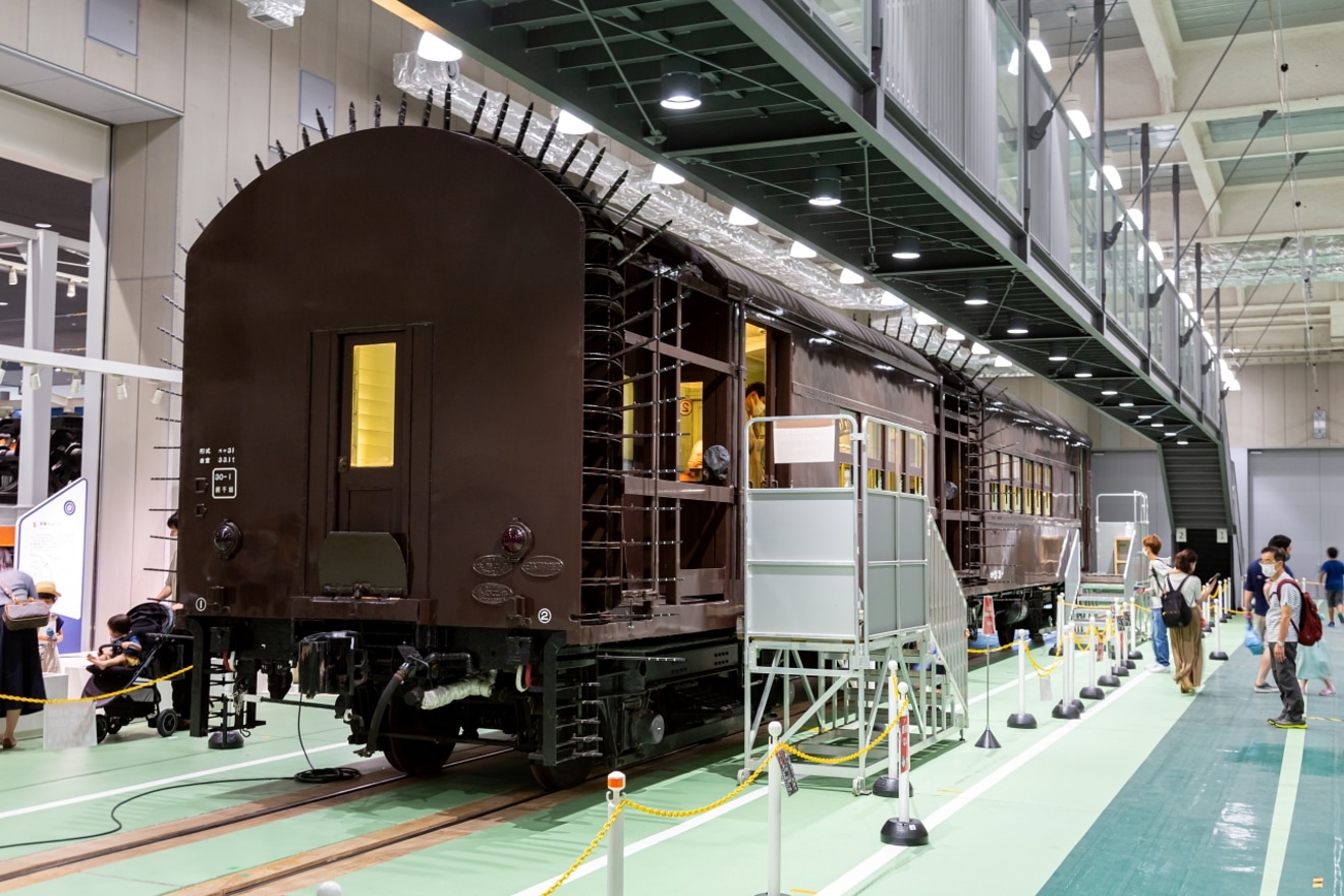 【JR西】オヤ31−31が京都鉄道博物館で展示の拡大写真