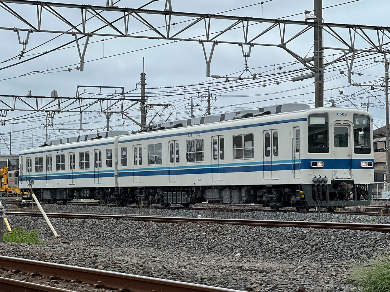 【東武】8000系8506F 臨時回送の拡大写真