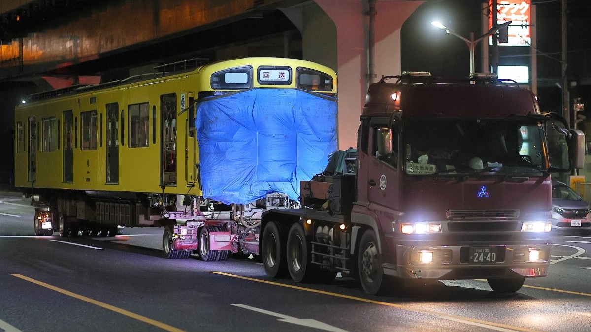 西武】2000系2501Fクモハ2501廃車陸送 |2nd-train鉄道ニュース