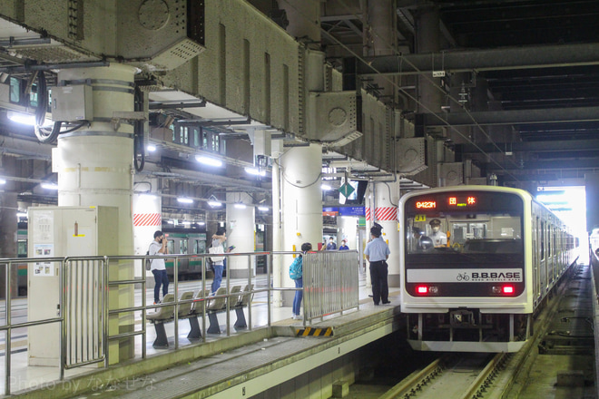 【JR東】「B.B.BASE」で行く常磐・成田線の旅「夏休み自由研究号」』ツアー開催を上野駅で撮影した写真