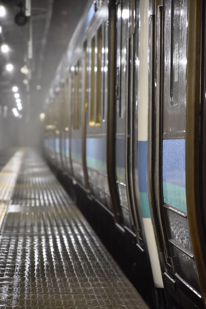 【JR東】長野びんずる祭り開催に伴う臨時列車を長野駅で撮影した写真