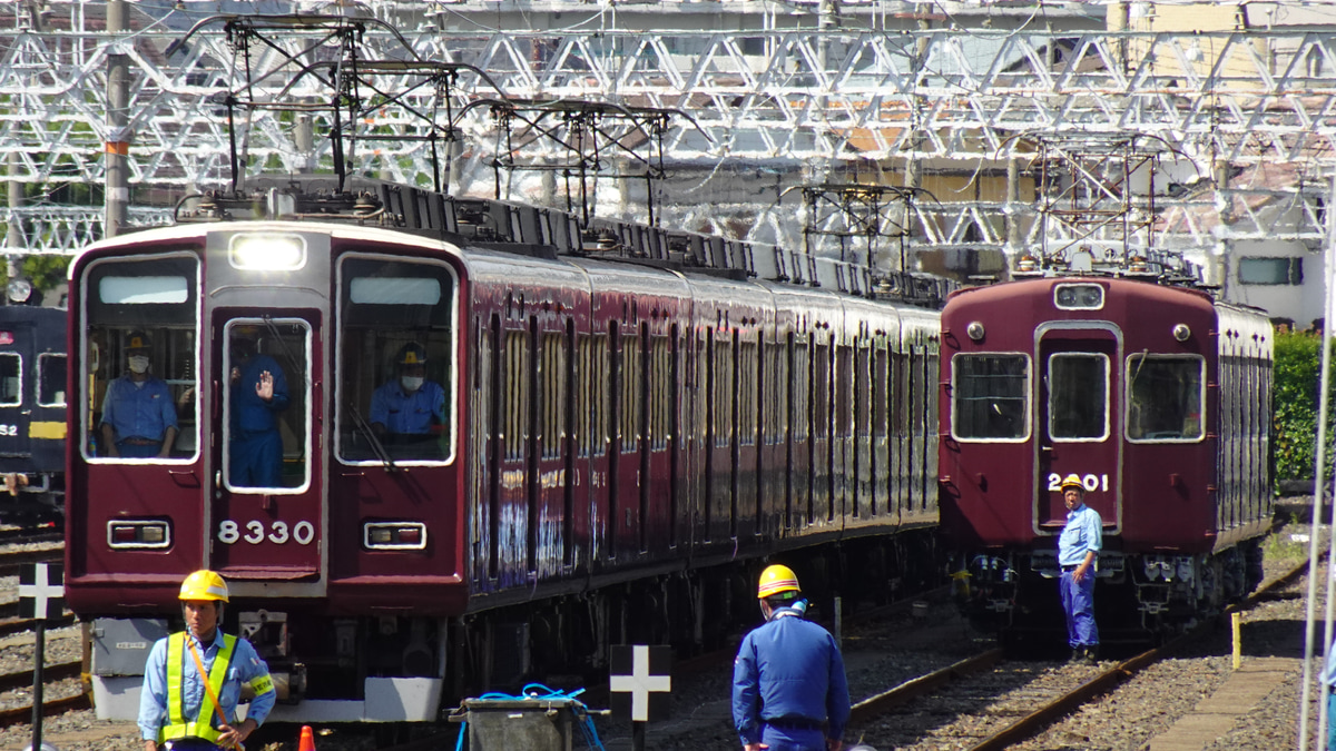阪急】8300系8330Fが誘導障害試験を実施 |2nd-train鉄道ニュース