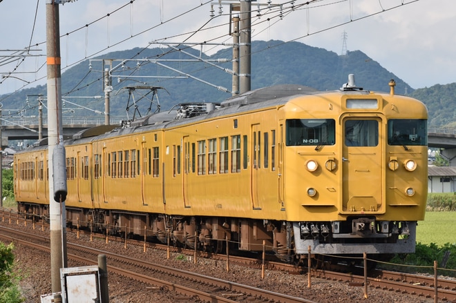 【JR西】関門海峡花火大会開催に伴う臨時列車を不明で撮影した写真