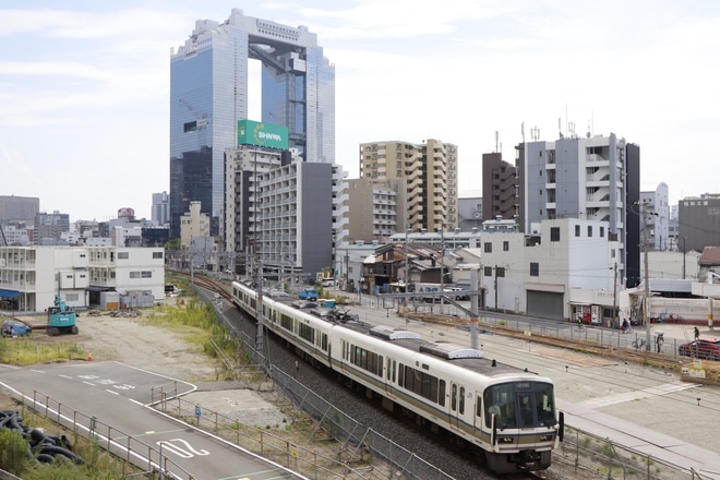 【JR西】梅田貨物線、城東貨物線保安列車に221系NA418編成が充当