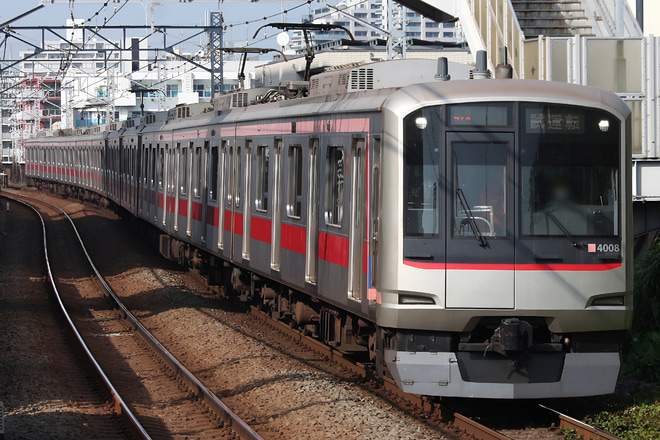 【東急】5050系4108F性能確認試運転を綱島駅で撮影した写真