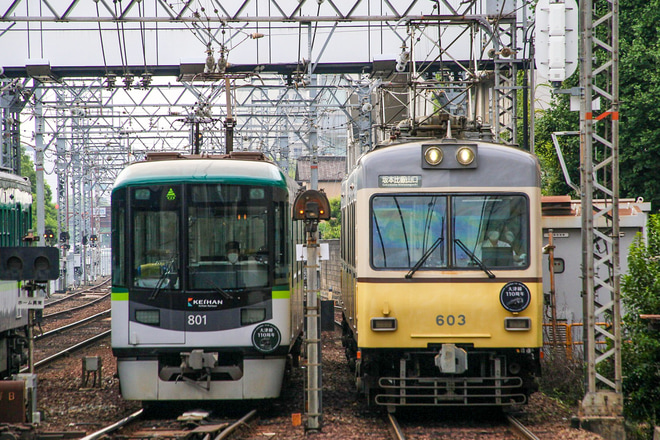 【京阪】大津線開業110周年記念ヘッドマーク掲出開始