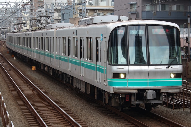 【メトロ】9000系9117F 試運転を武蔵小杉駅で撮影した写真