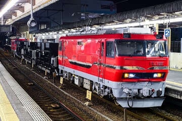 【名鉄】EL122+ホキ3B+EL121舞木検査場出場試運転 