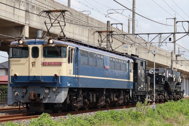 【JR貨】配8592列車にシキ801B1を連結して運転を不明で撮影した写真